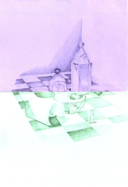 Difficult Shapes, 2020, graphite on paper 