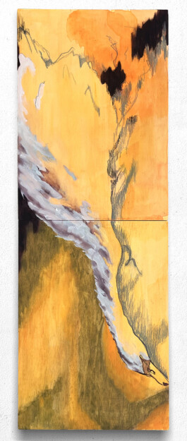 Fellow Citizens, 2025, oil on wood panel 