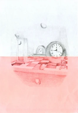 Matters of Timing, 2020, graphite on paper 